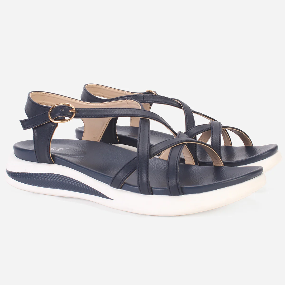 Womens "AURORA" Crisscross Straps Comfy Sandals - Image 2