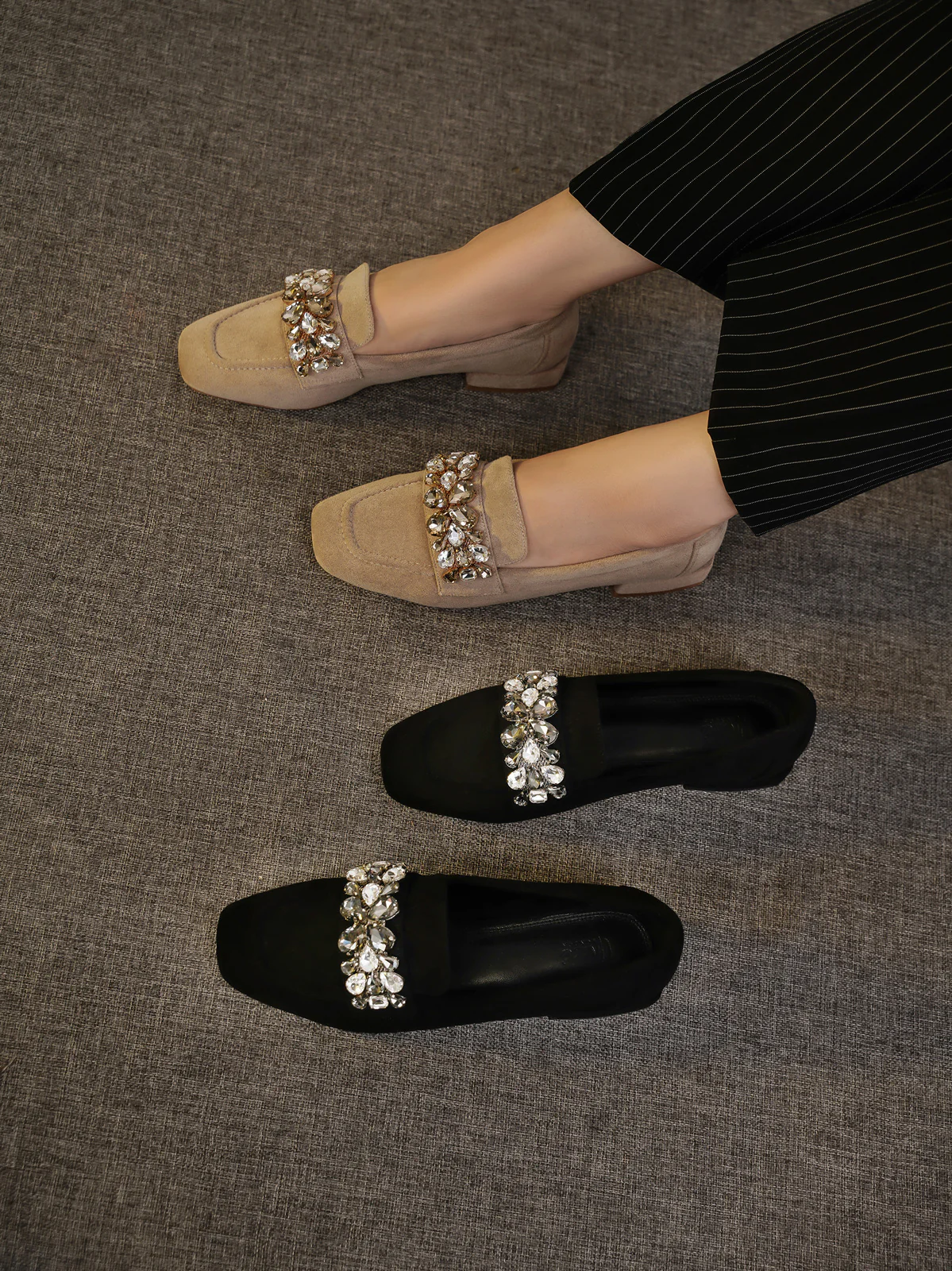 Womens "AVALOS" Comfy Slip On Ballerinas - Image 5