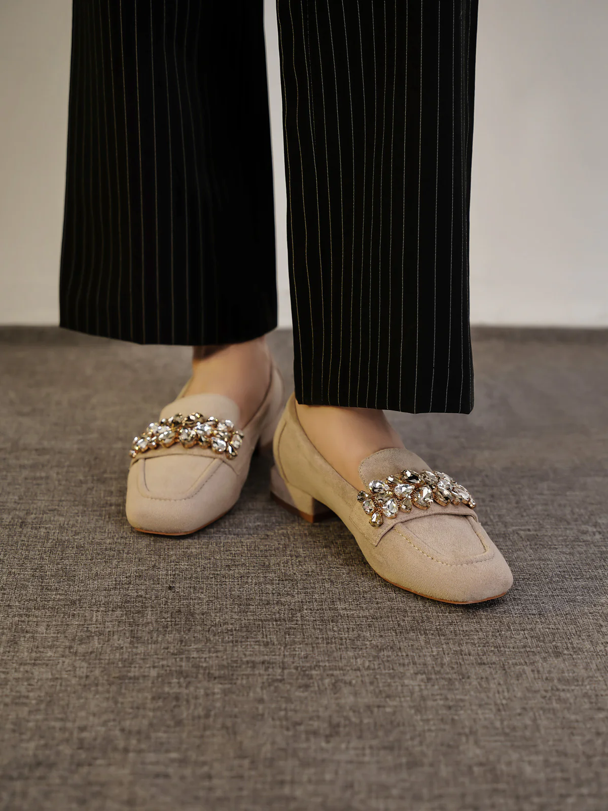 Womens "AVALOS" Comfy Slip On Ballerinas