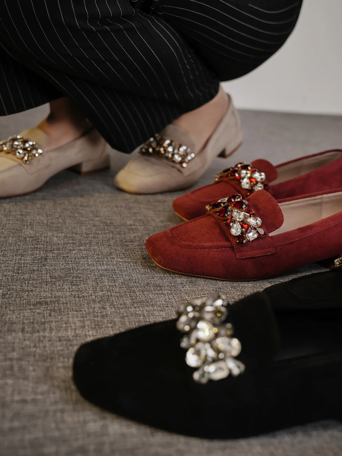 Womens "AVALOS" Comfy Slip On Ballerinas - Image 2