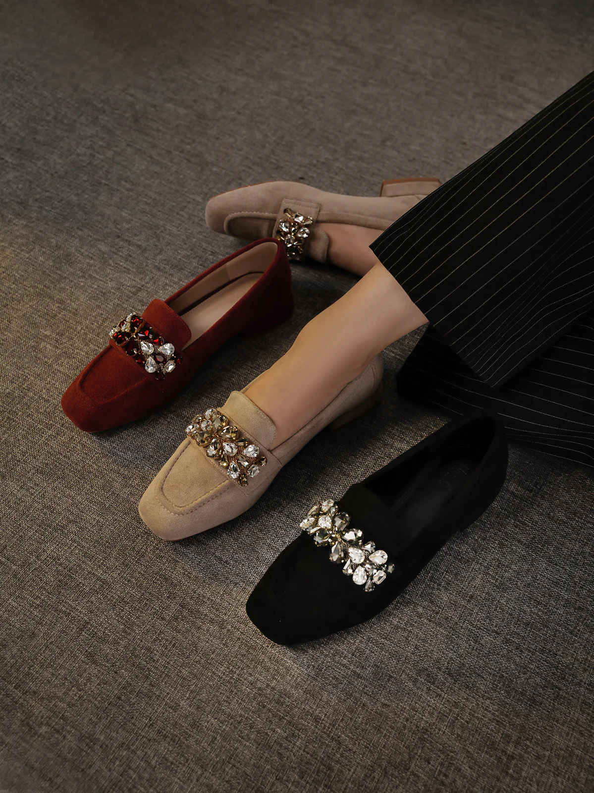 Womens "AVALOS" Comfy Slip On Ballerinas - Image 6