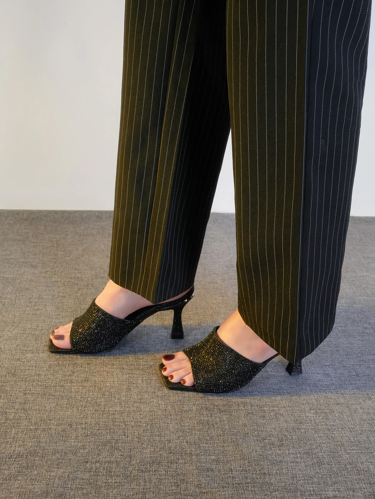 Women's "AVALOS" Square Open Toe Sandals - Image 3