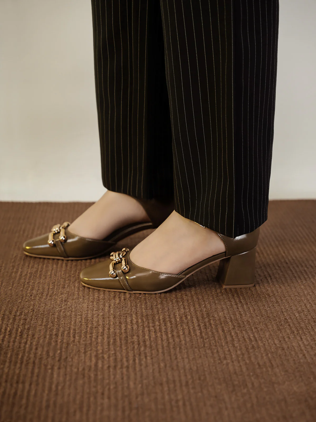 Womens "AVIVA" Decorated Ankle Strap Sandals - Image 6