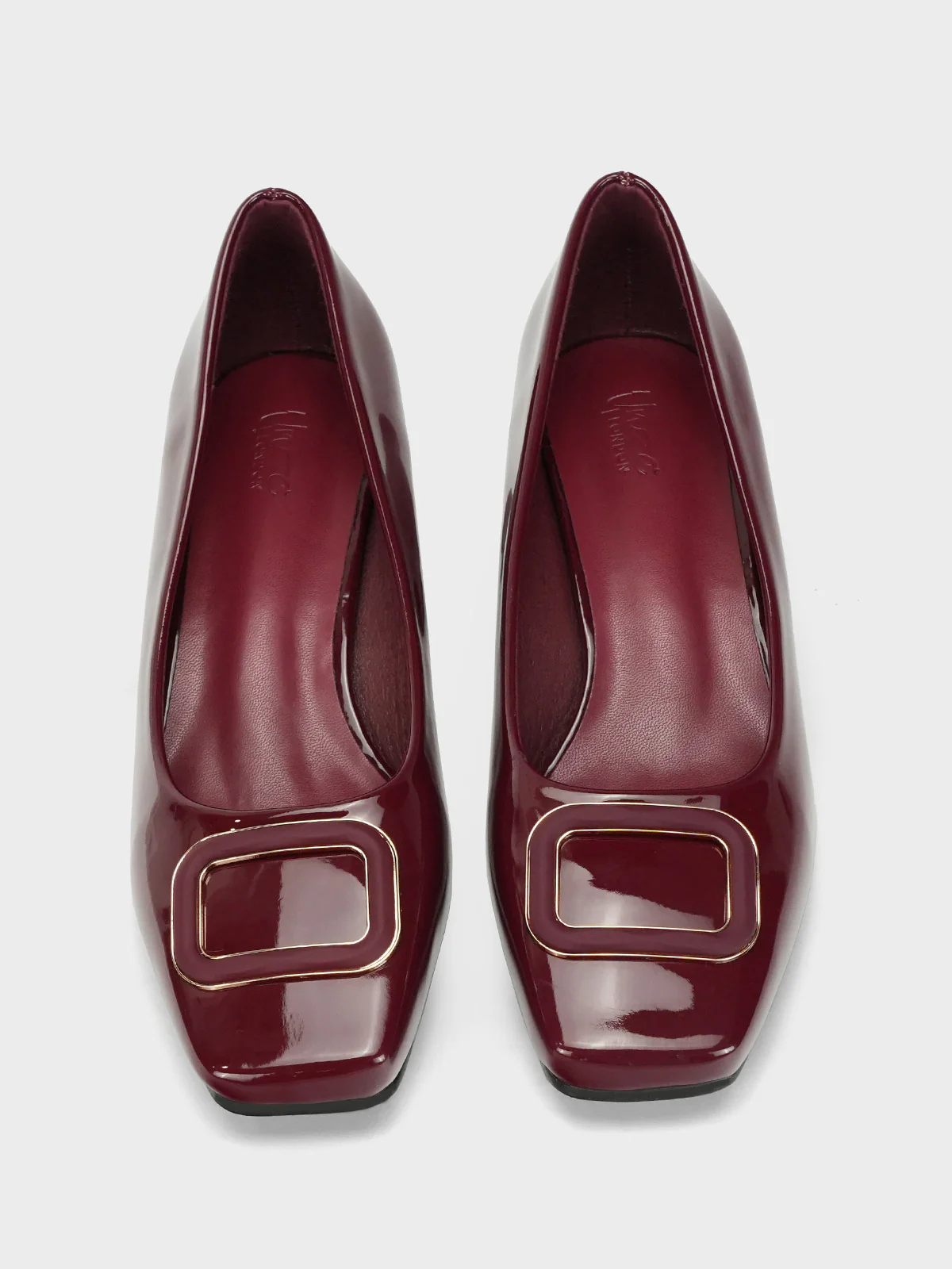 Women's "AWILDA" Square Toe Block Heel Courts - Image 5
