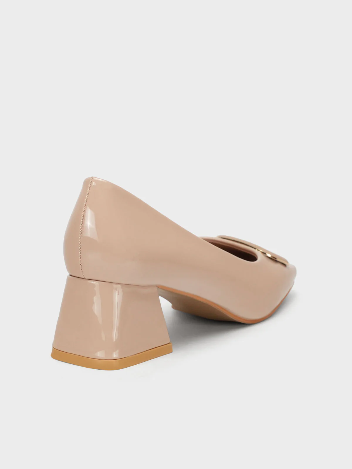Women's "AWILDA" Square Toe Block Heel Courts - Image 6