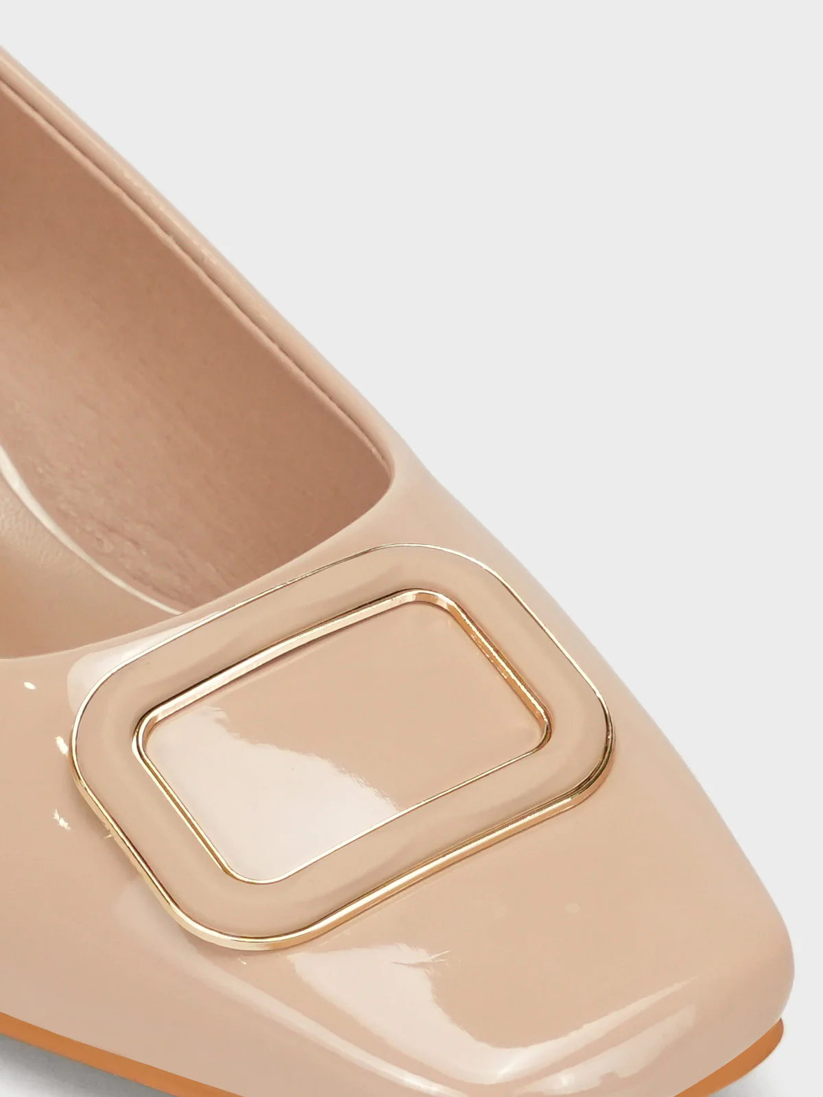 Women's "AWILDA" Square Toe Block Heel Courts - Image 8