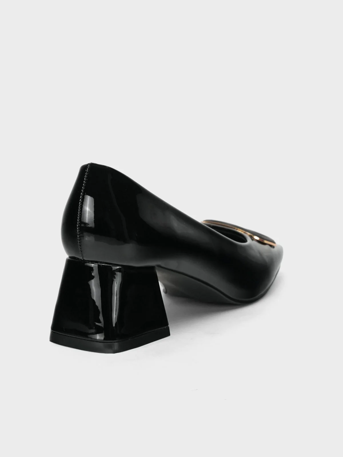 Women's "AWILDA" Square Toe Block Heel Courts - Image 3