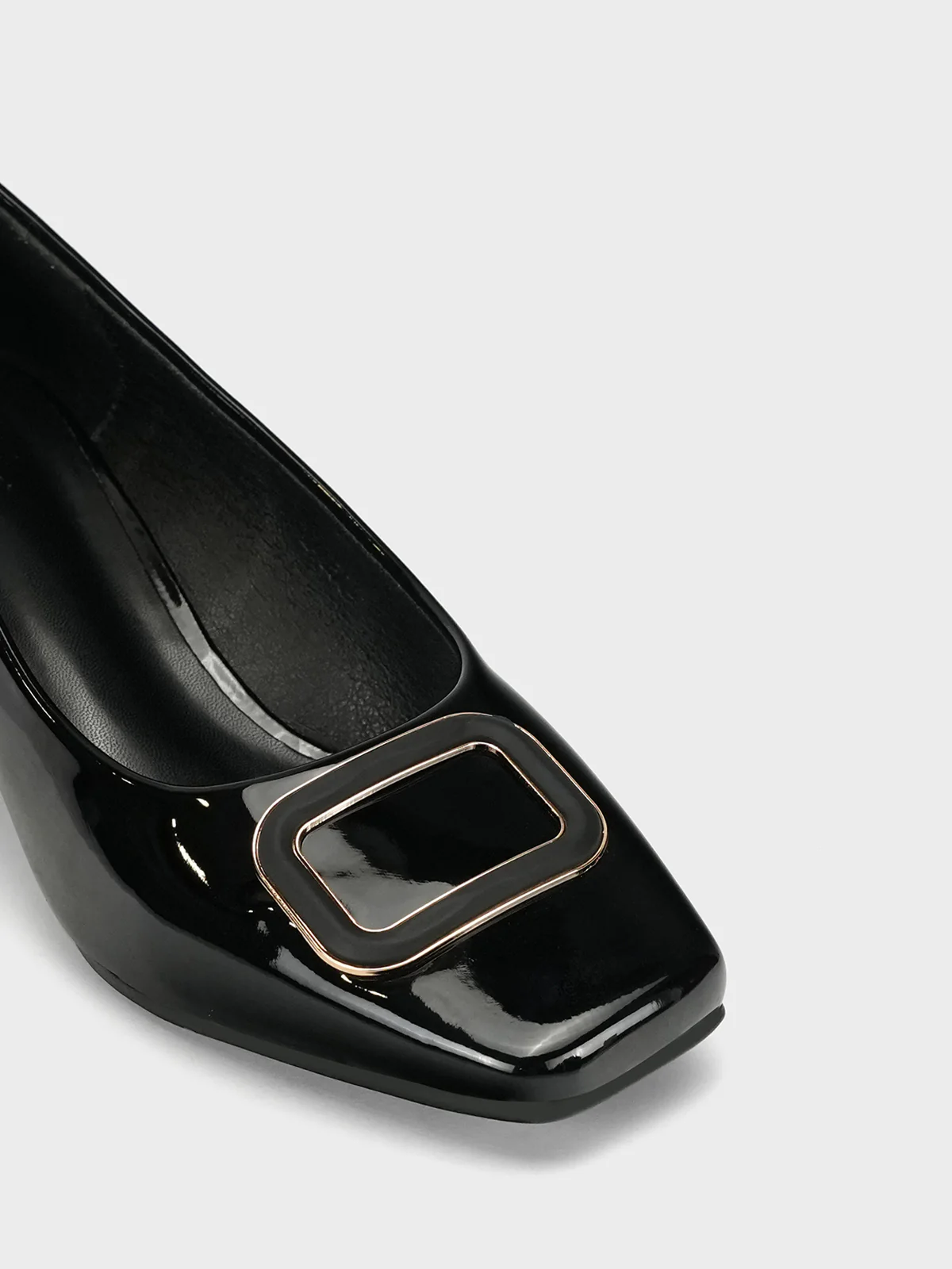 Women's "AWILDA" Square Toe Block Heel Courts - Image 4
