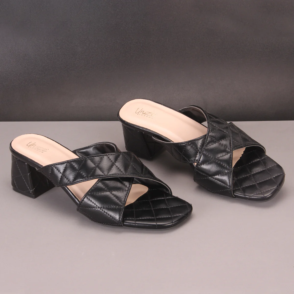Women's "BAHITI" Quilted Crossbody Designer Sandals - Image 6