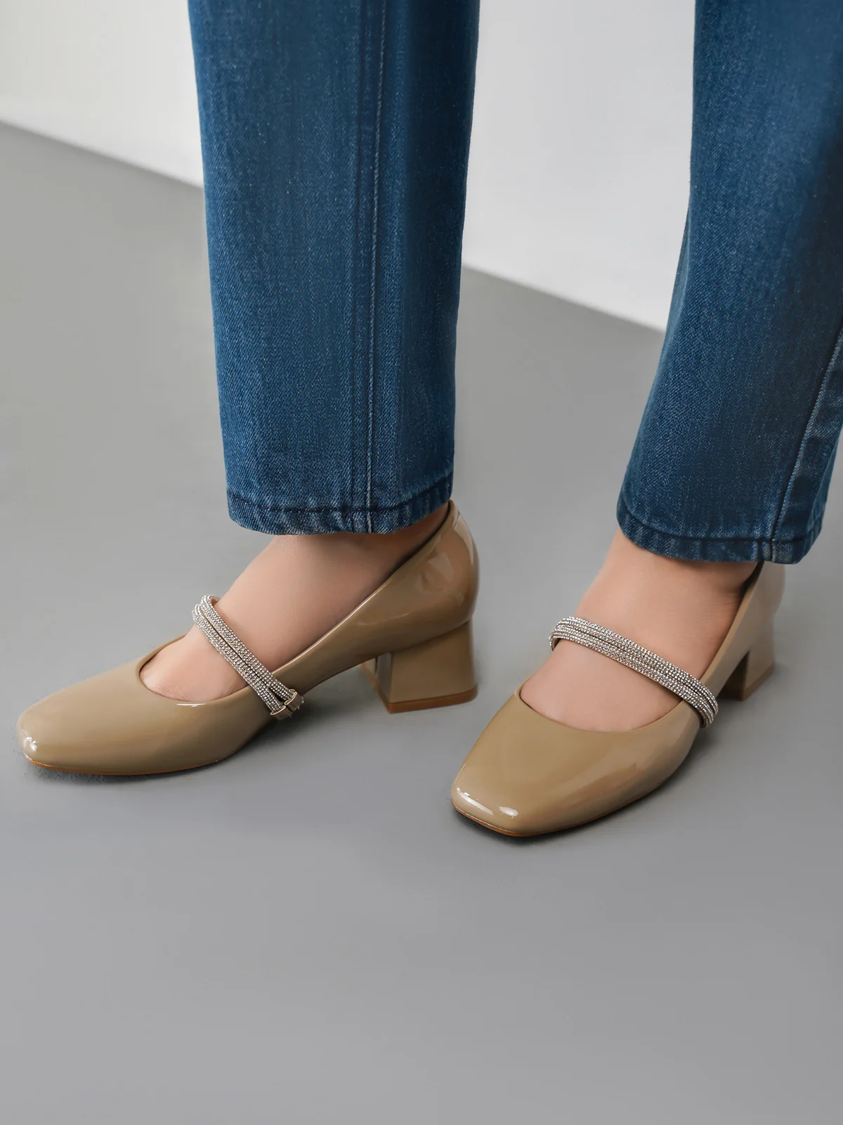Women's "BANINIT" Stylish Square Toe Courts - Image 3