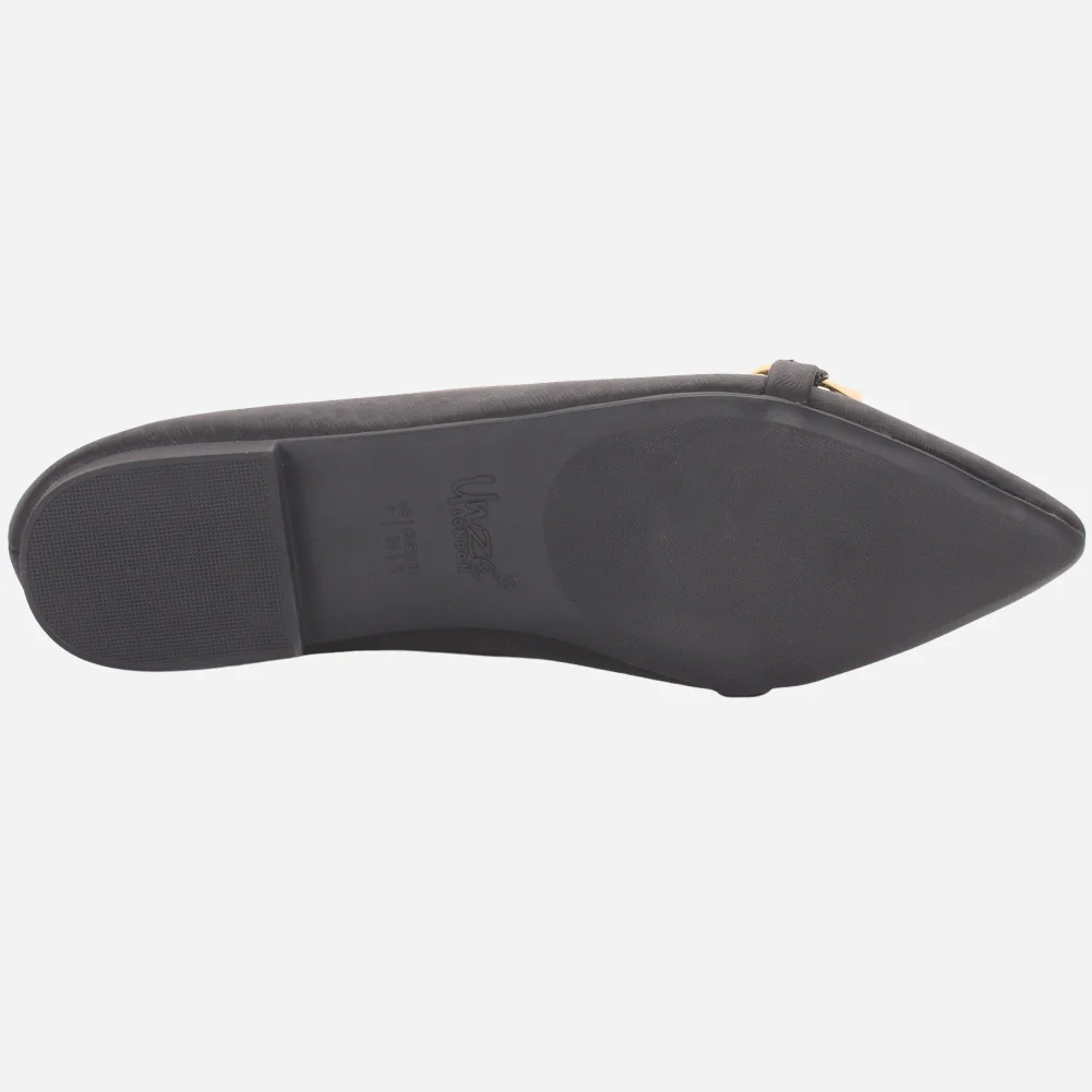 Women's "BATTY" Pointed Toe Decorated Flat Pumps - Image 5
