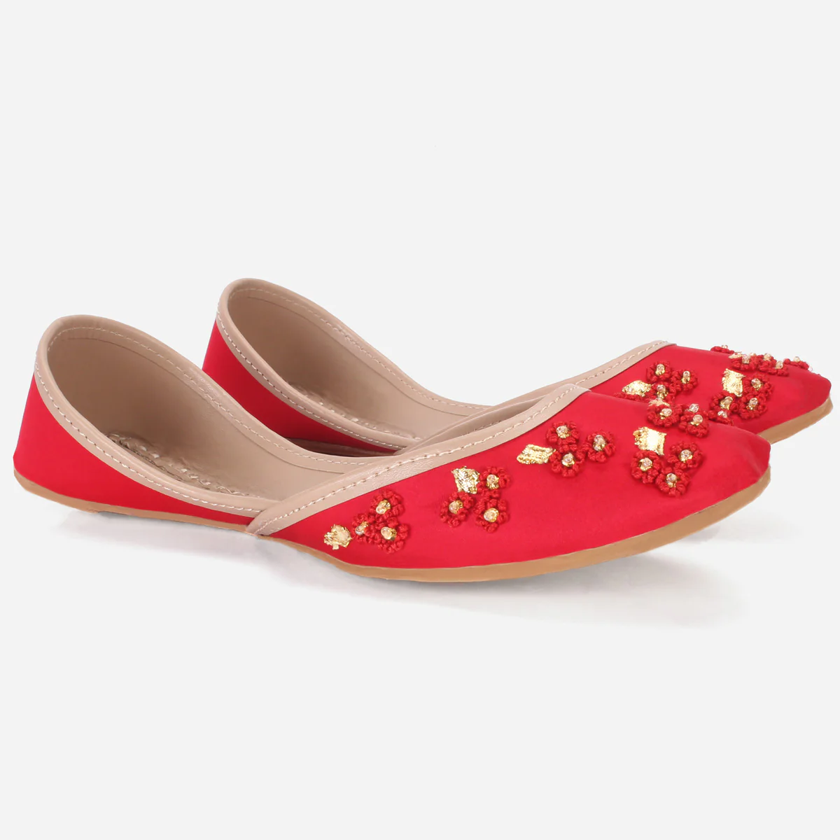 Womens "BEJEZ" Pearly Decorated Khussa - Image 2