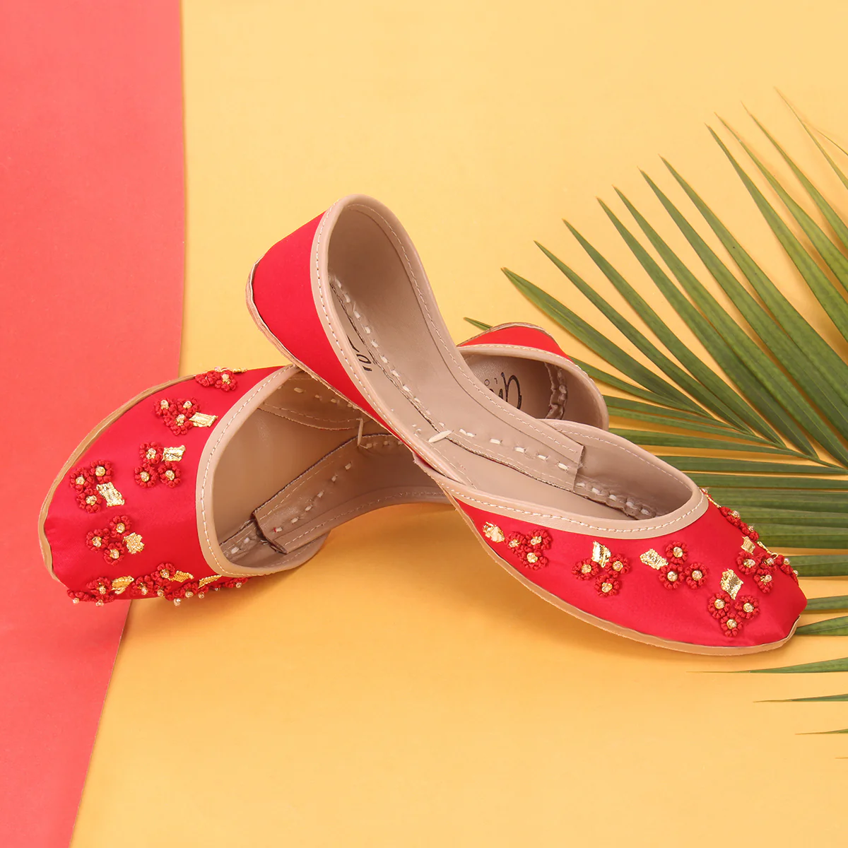 Womens "BEJEZ" Pearly Decorated Khussa - Image 6