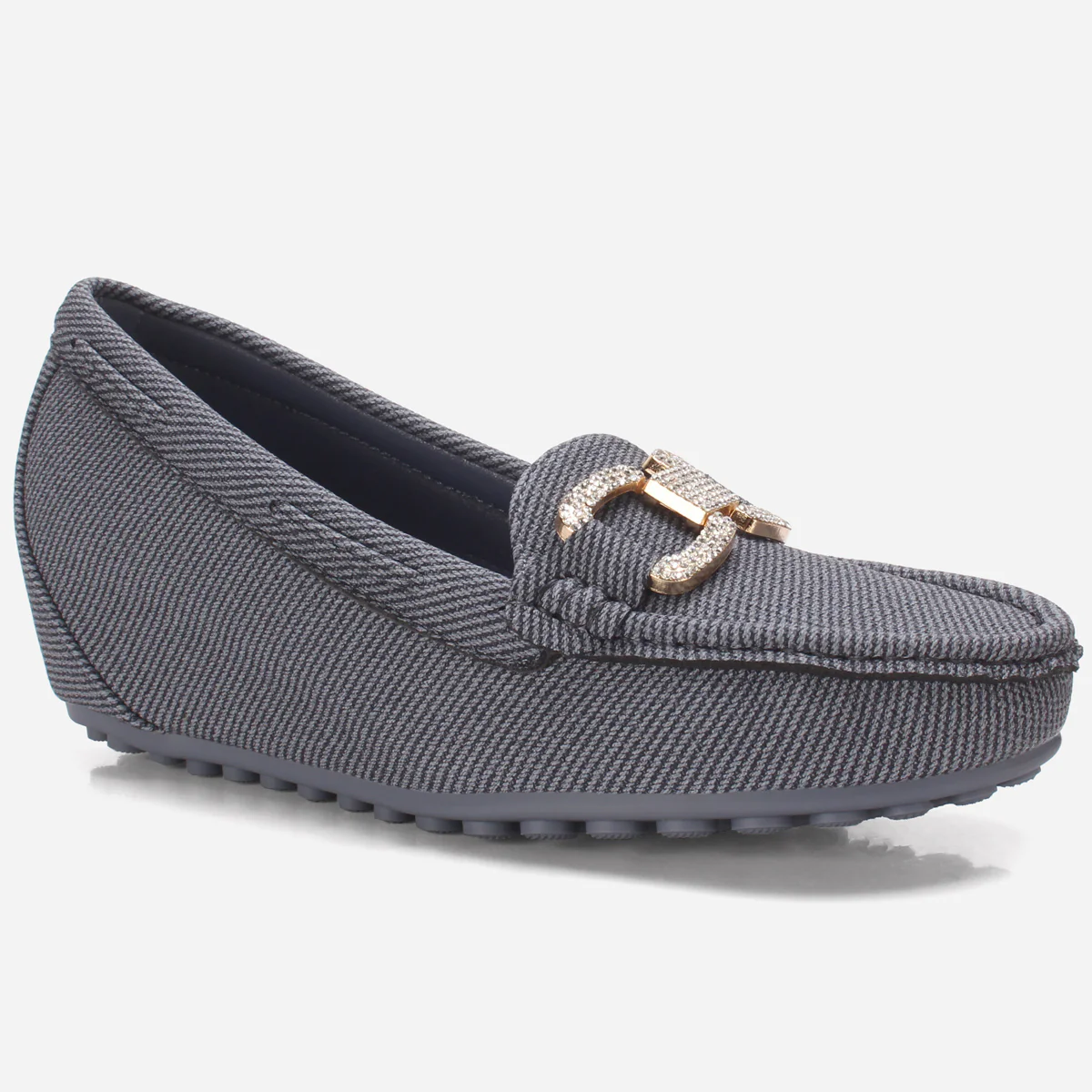 Women's "BENEDITTA" High Wedge Comfy Moccasins