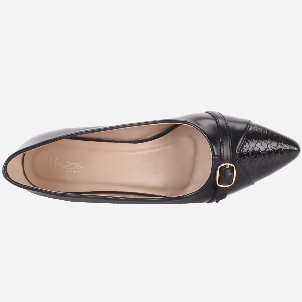 Womens "BENJI" Block Heel Office Court Shoes - Image 4