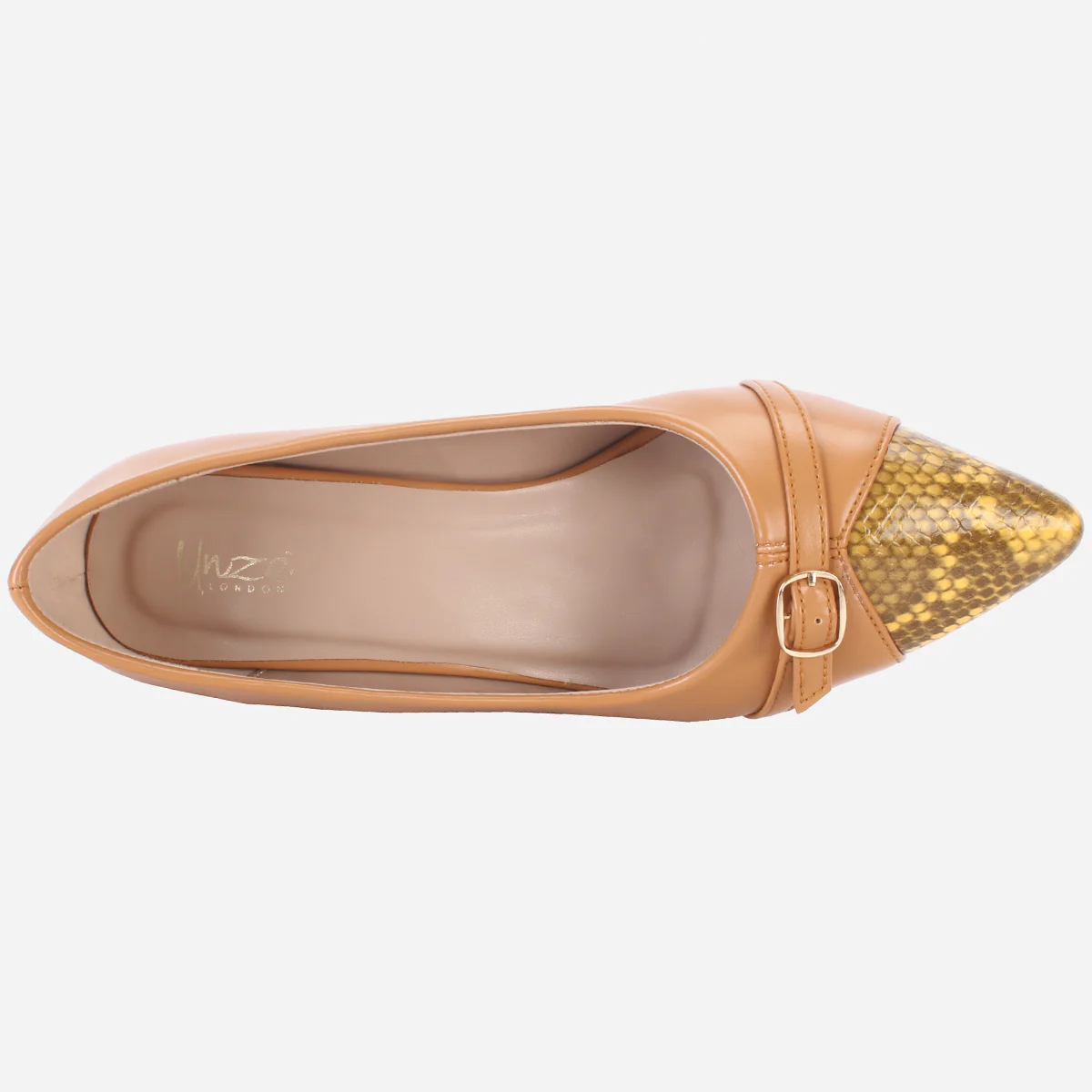Womens "BENJI" Block Heel Office Court Shoes - Image 4