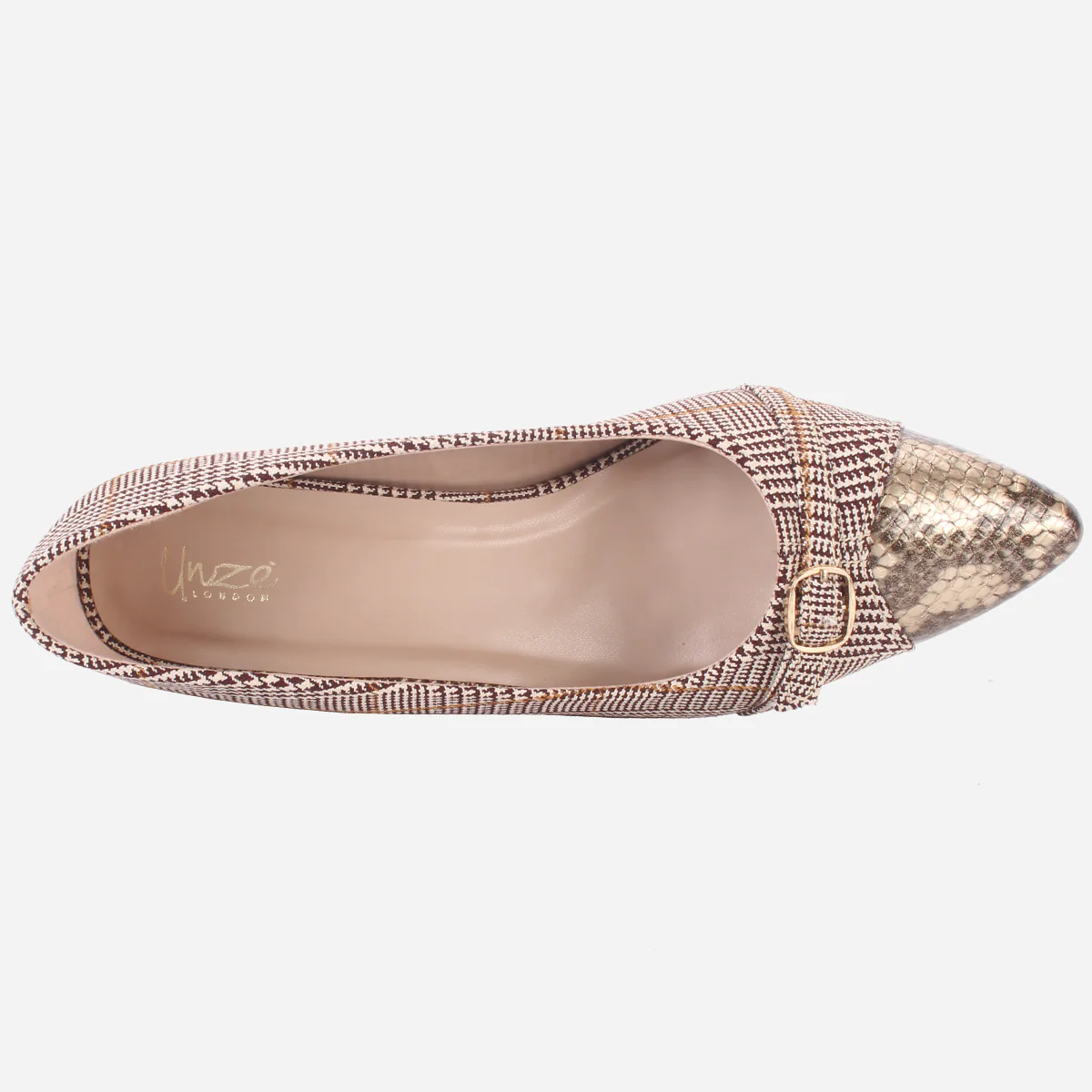 Womens "BENJI" Block Heel Office Court Shoes - Image 4