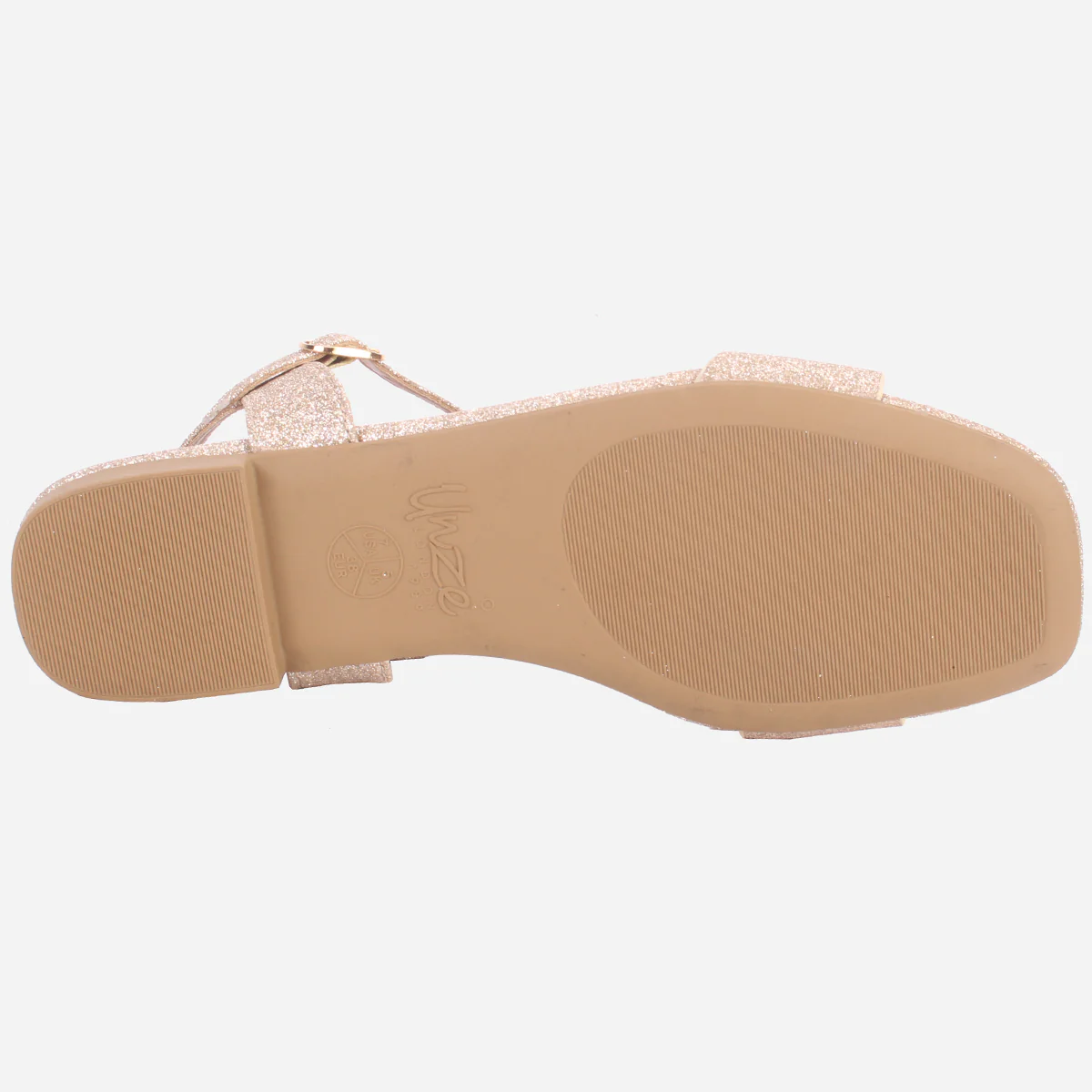 Womens "BENNU" Shimmery Summer Sandals - Image 5