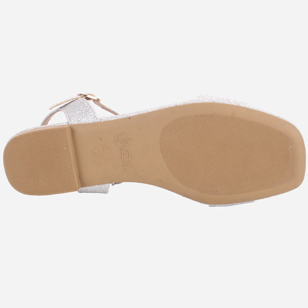 Womens "BENNU" Shimmery Summer Sandals - Image 5