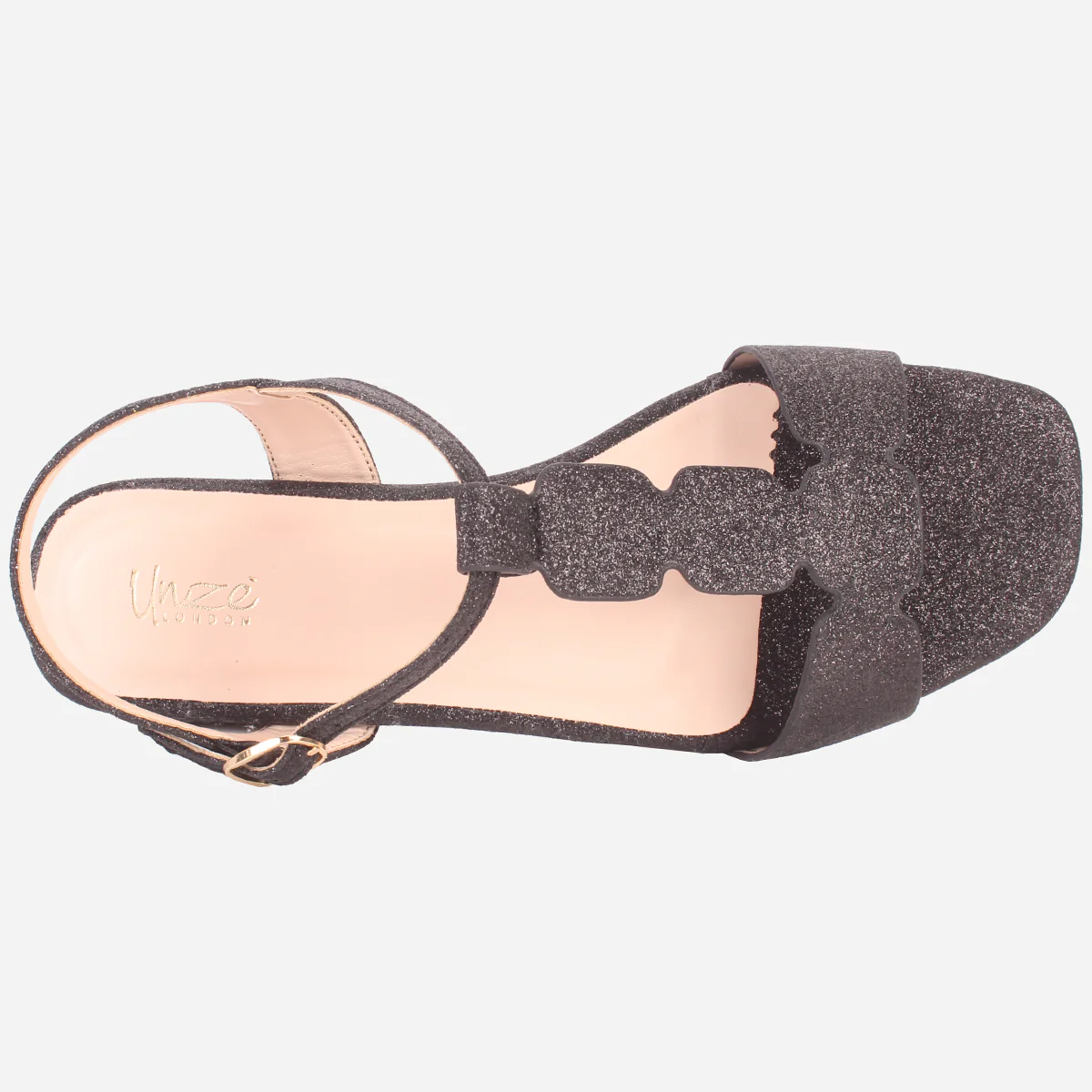 Womens "BENNU" Shimmery Summer Sandals - Image 4