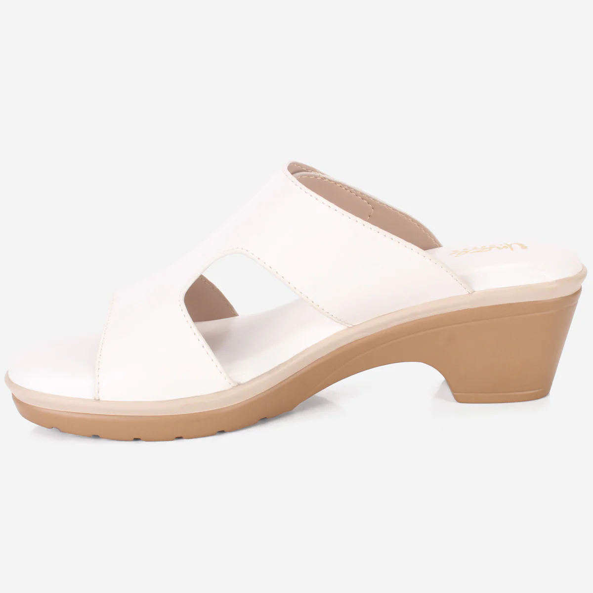 Womens "BERENIKE" Open Toe Block Heel Sandals - Image 3