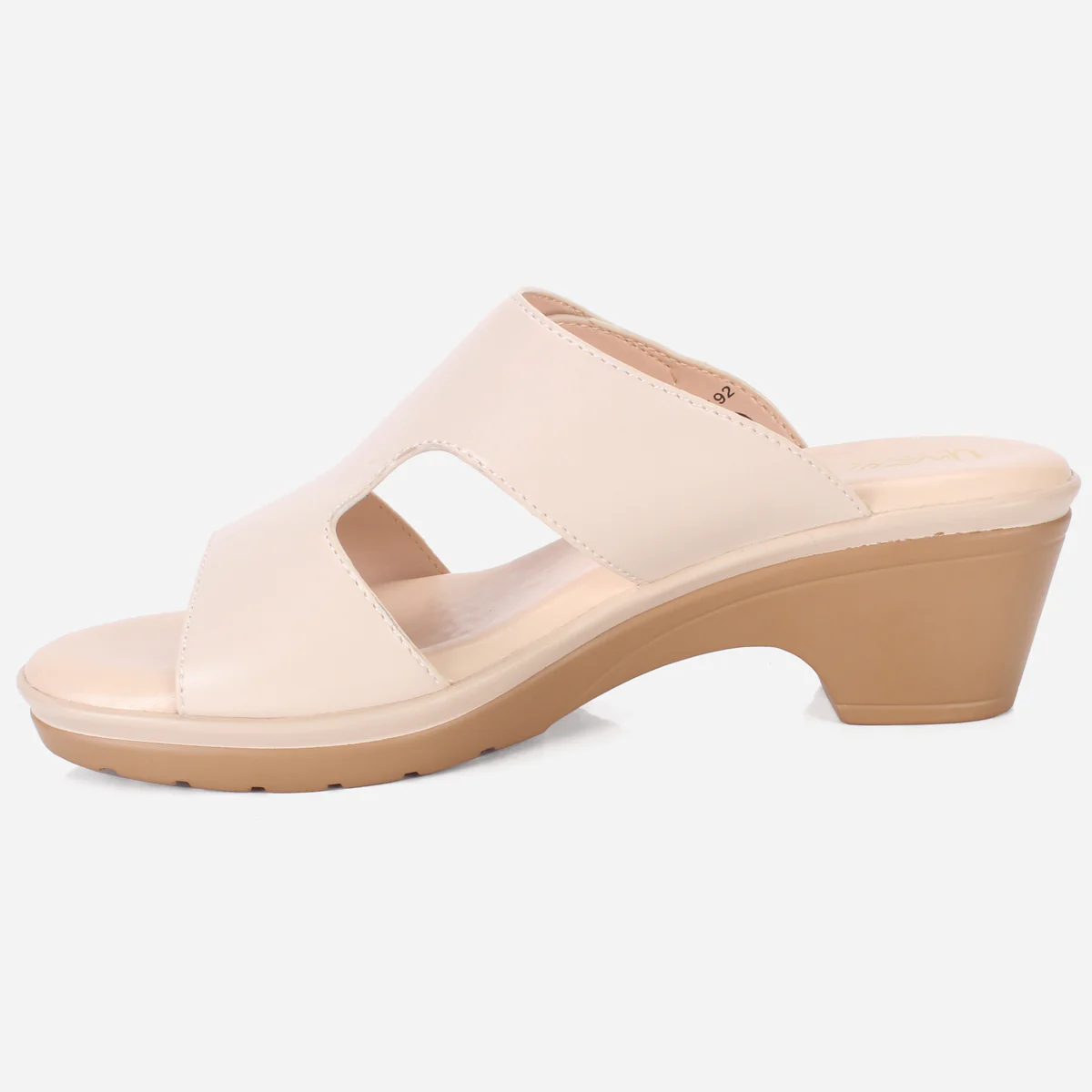Womens "BERENIKE" Open Toe Block Heel Sandals - Image 3