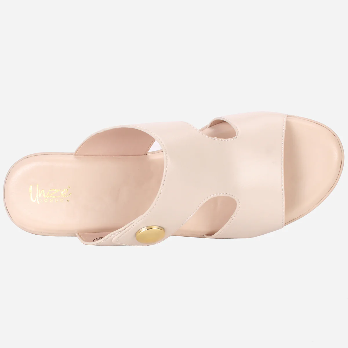 Womens "BERENIKE" Open Toe Block Heel Sandals - Image 4