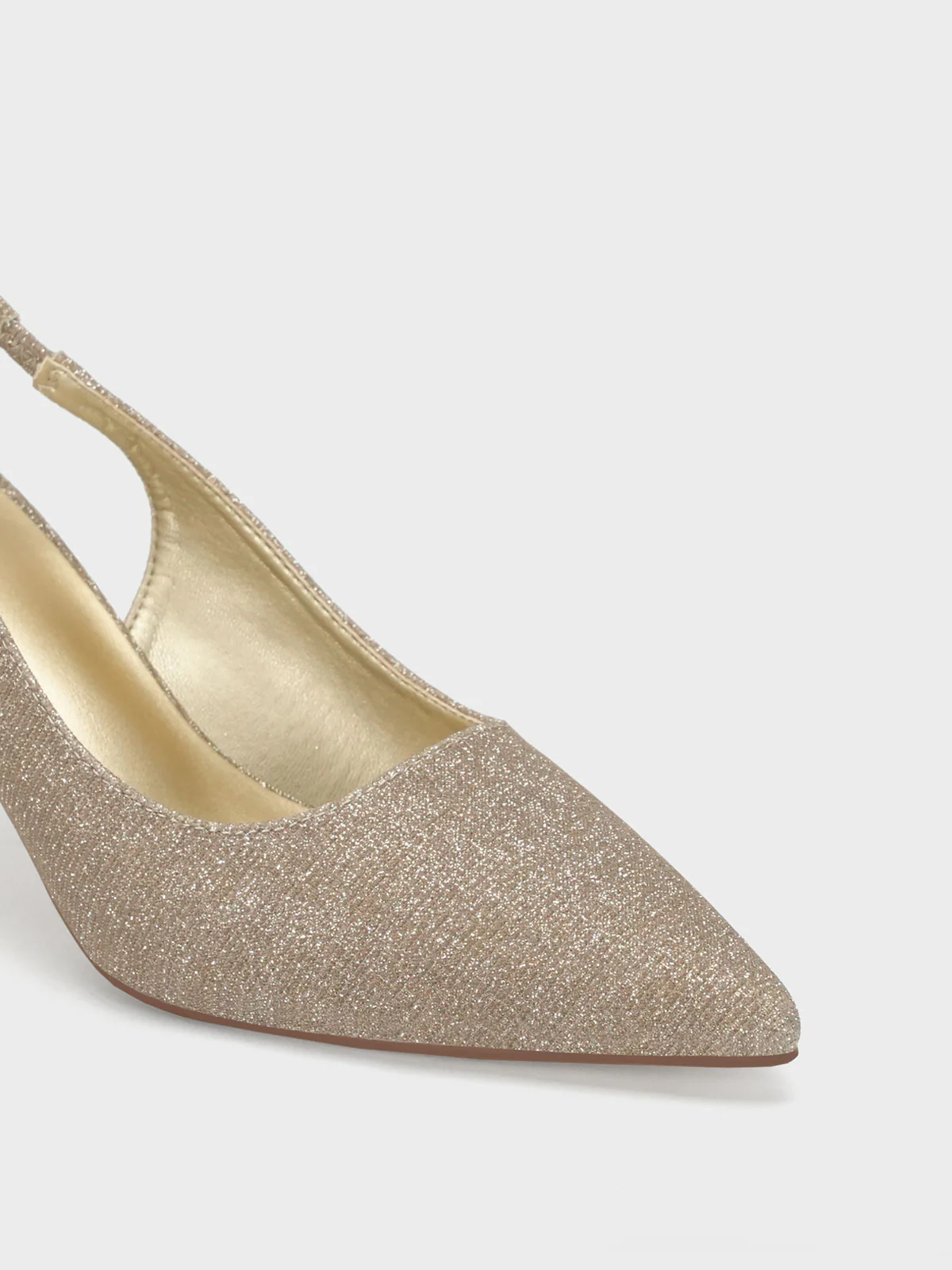Women's "BERLIOZ" Shimmer Stiletto Courts - Image 4