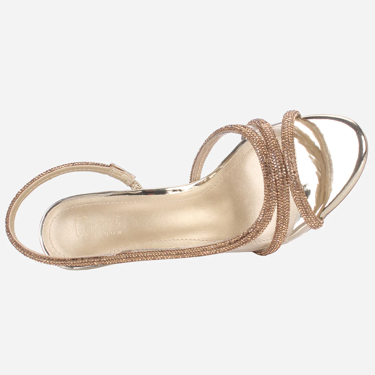 Women's "BIEL" Crystals Decorated Wedding Sandals - Image 4
