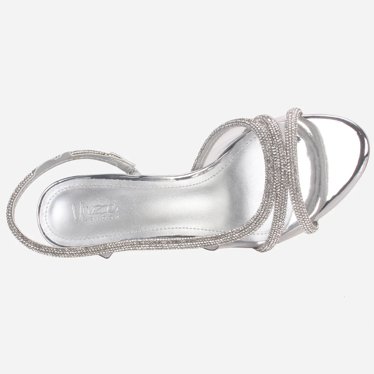 Women's "BIEL" Crystals Decorated Wedding Sandals - Image 4