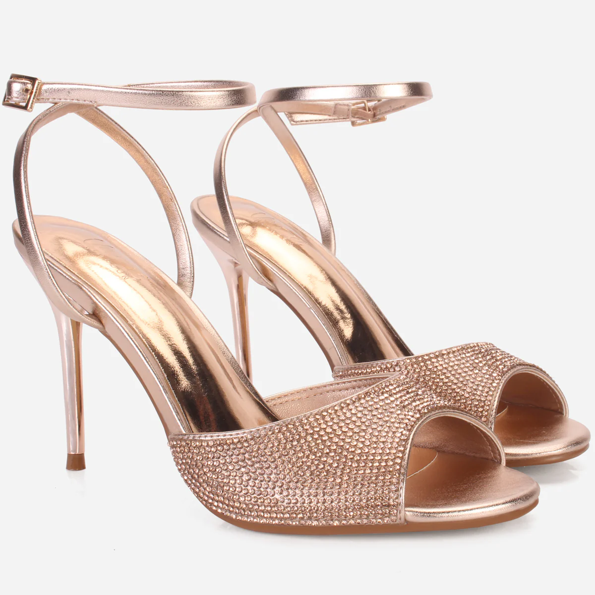 Women's "BILLAROS" Shimmery Stiletto Evening Sandals - Image 2
