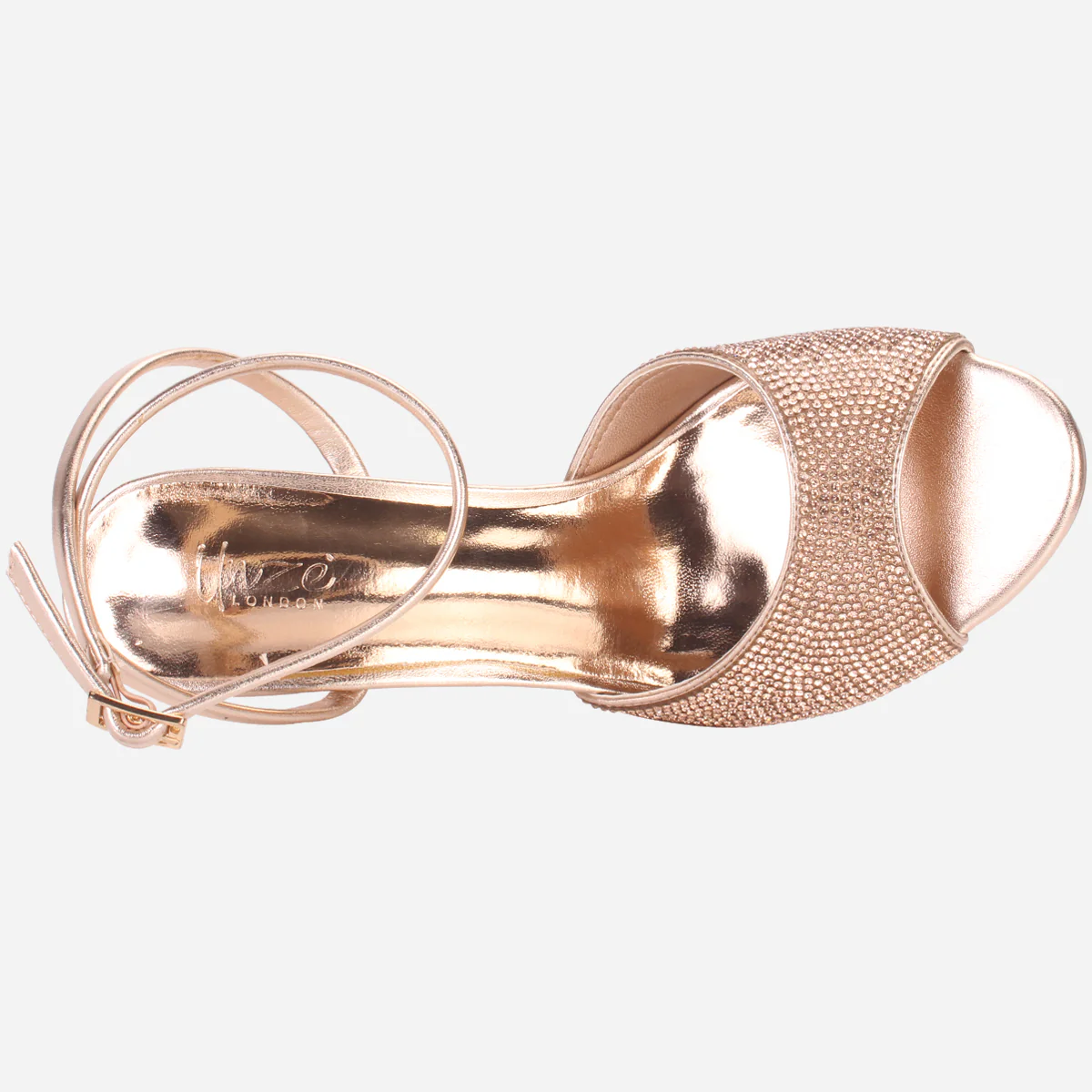 Women's "BILLAROS" Shimmery Stiletto Evening Sandals - Image 4