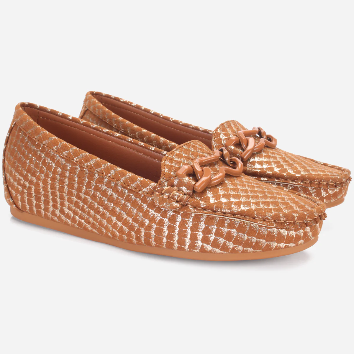 Women's "BINACA" Wedge Comfy Slide In Moccasins - Image 2