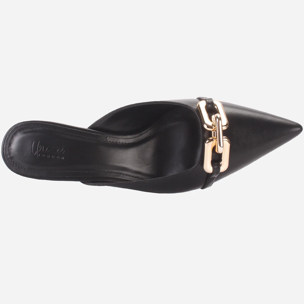 Womens "BRANDY" Pointed Toe Decorated Heeled Sandals - Image 4
