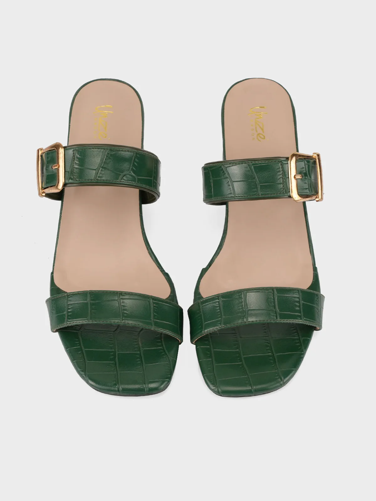 Womens "BUARIA" Block Heeled Sandals - Image 4