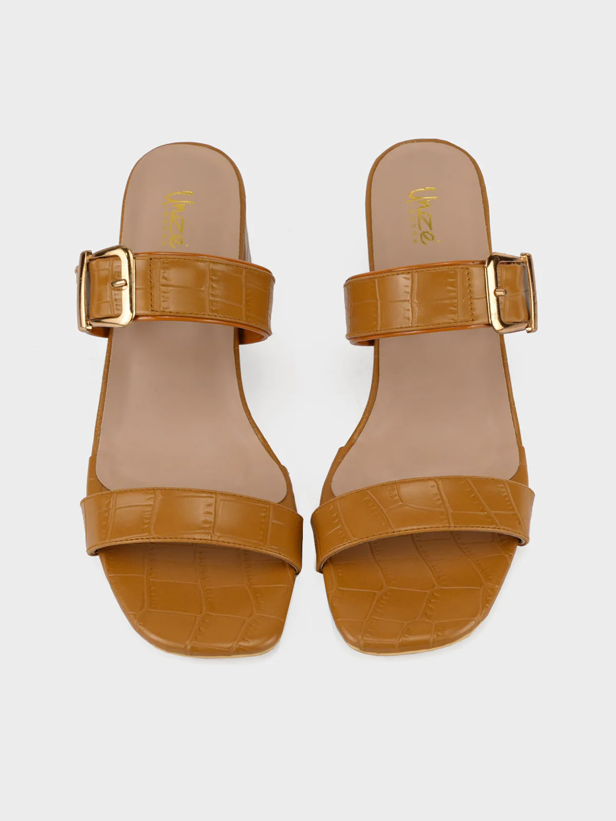 Womens "BUARIA" Block Heeled Sandals - Image 5