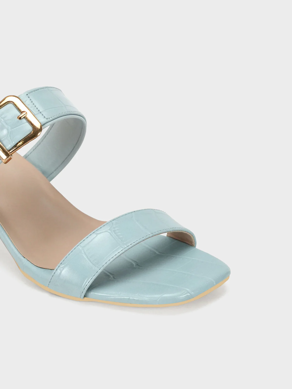 Womens "BUARIA" Block Heeled Sandals - Image 4
