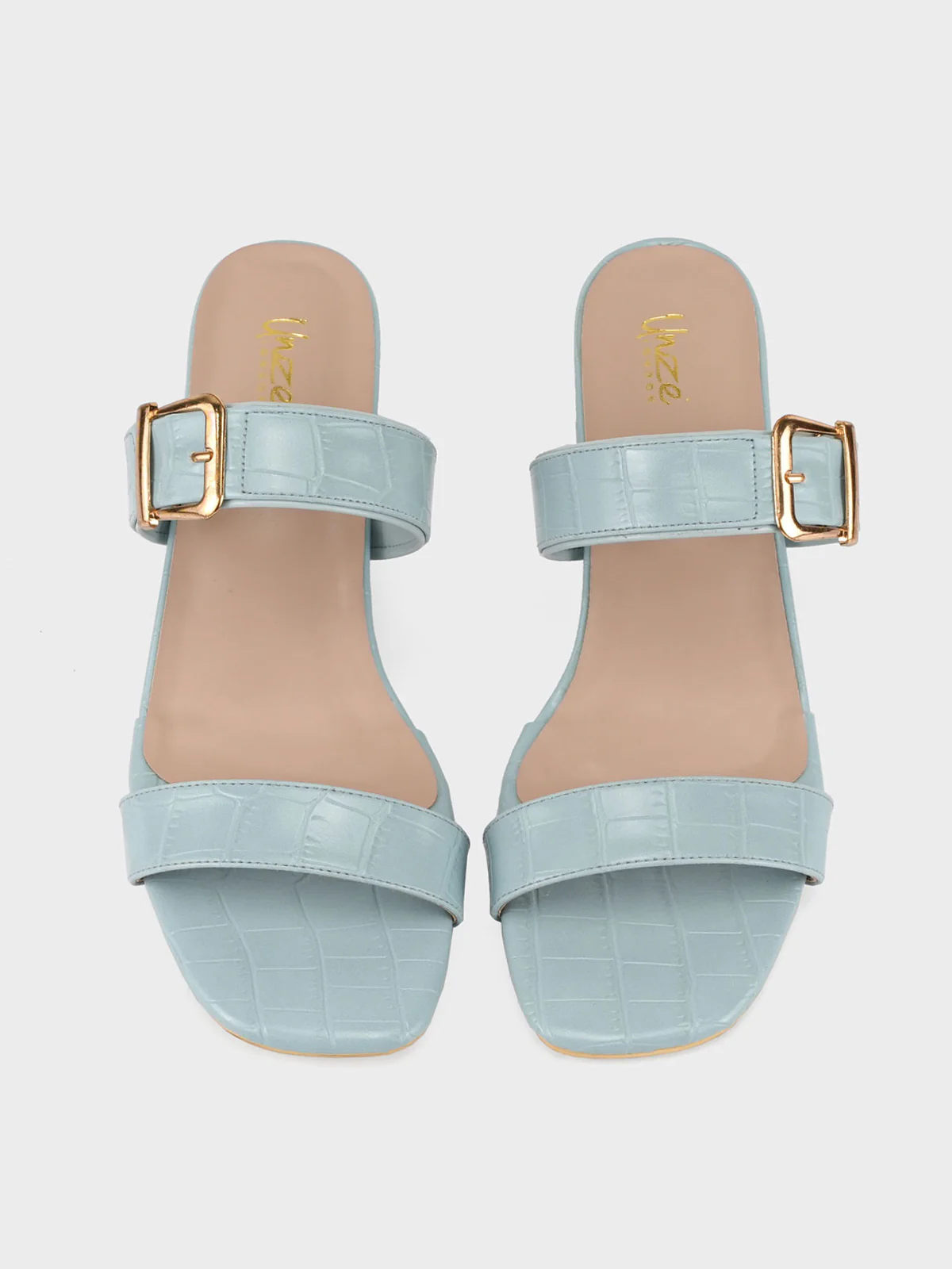 Womens "BUARIA" Block Heeled Sandals - Image 5