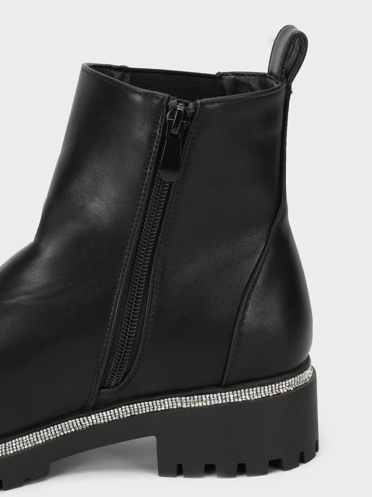 Womens "CAIRO" Pull Up Flat Casual Boots - Image 4