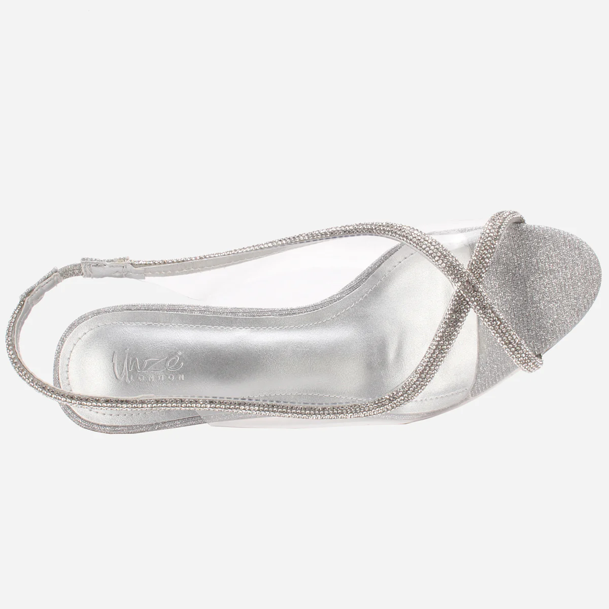 Women's "CATALINA" Decorated Transparent Party Sandals - Image 4
