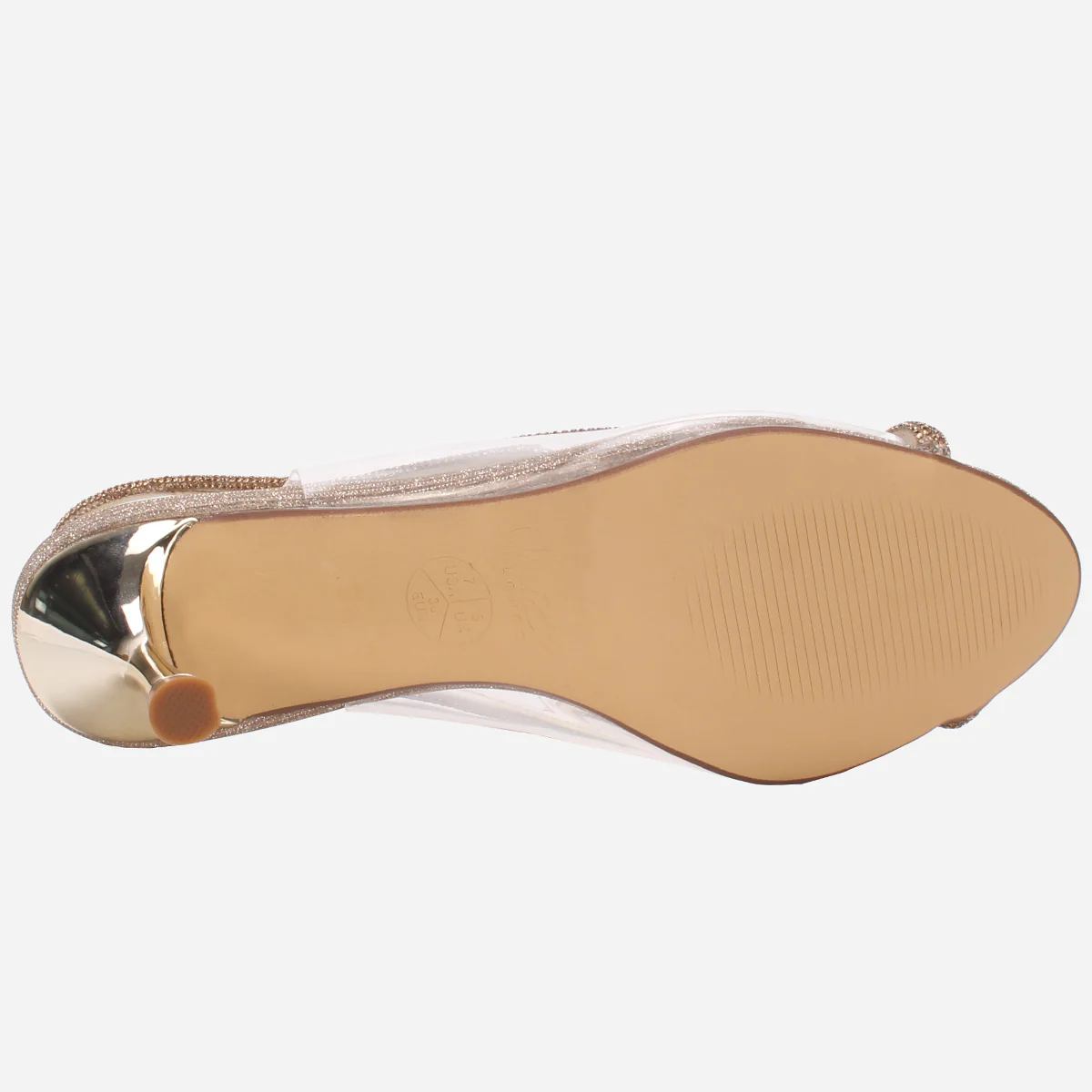 Women's "CATALINA" Decorated Transparent Party Sandals - Image 5