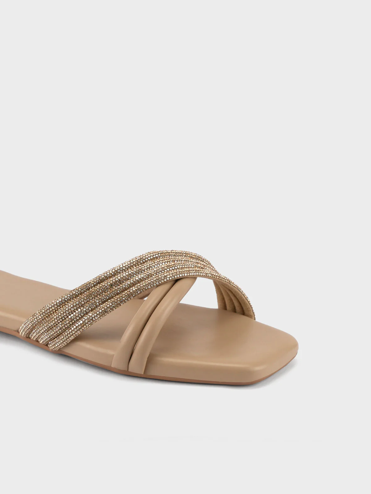 Womens "CELLA" Crossover Stylish Slippers - Image 3