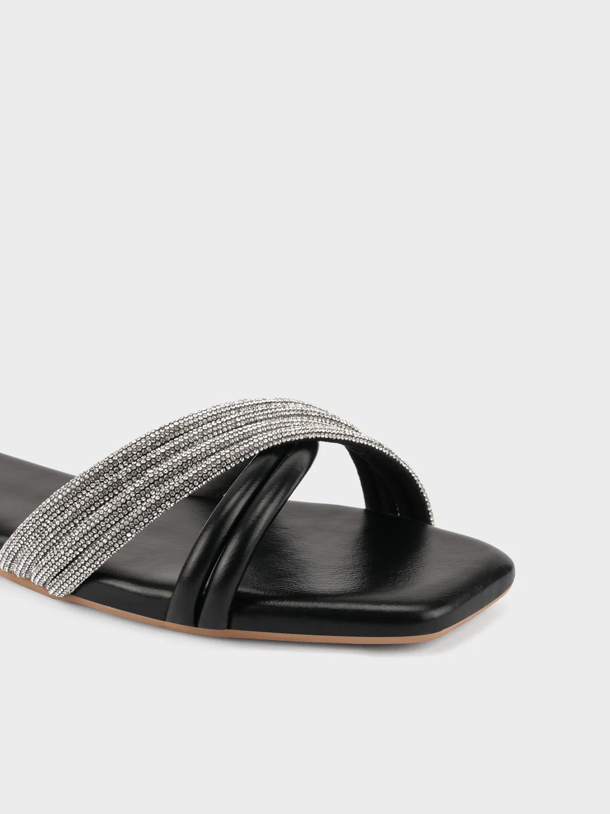 Womens "CELLA" Crossover Stylish Slippers - Image 3