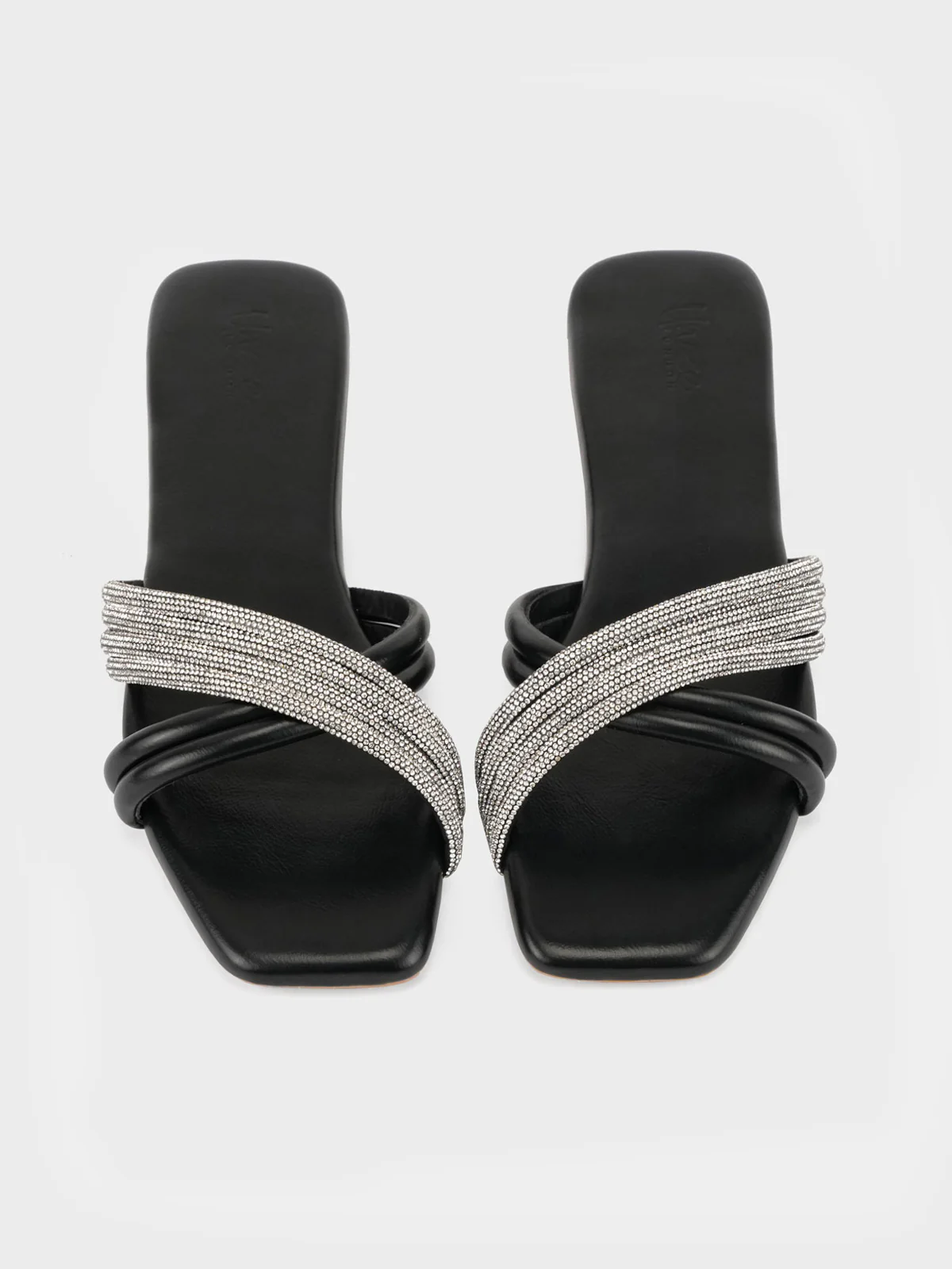 Womens "CELLA" Crossover Stylish Slippers - Image 4