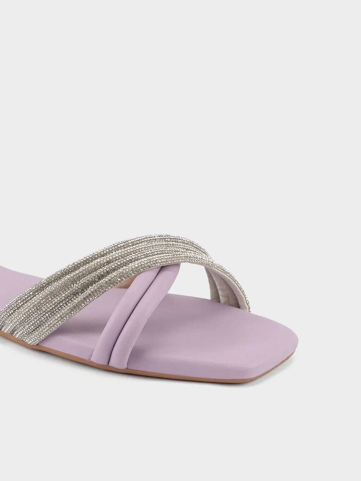 Womens "CELLA" Crossover Stylish Slippers - Image 3