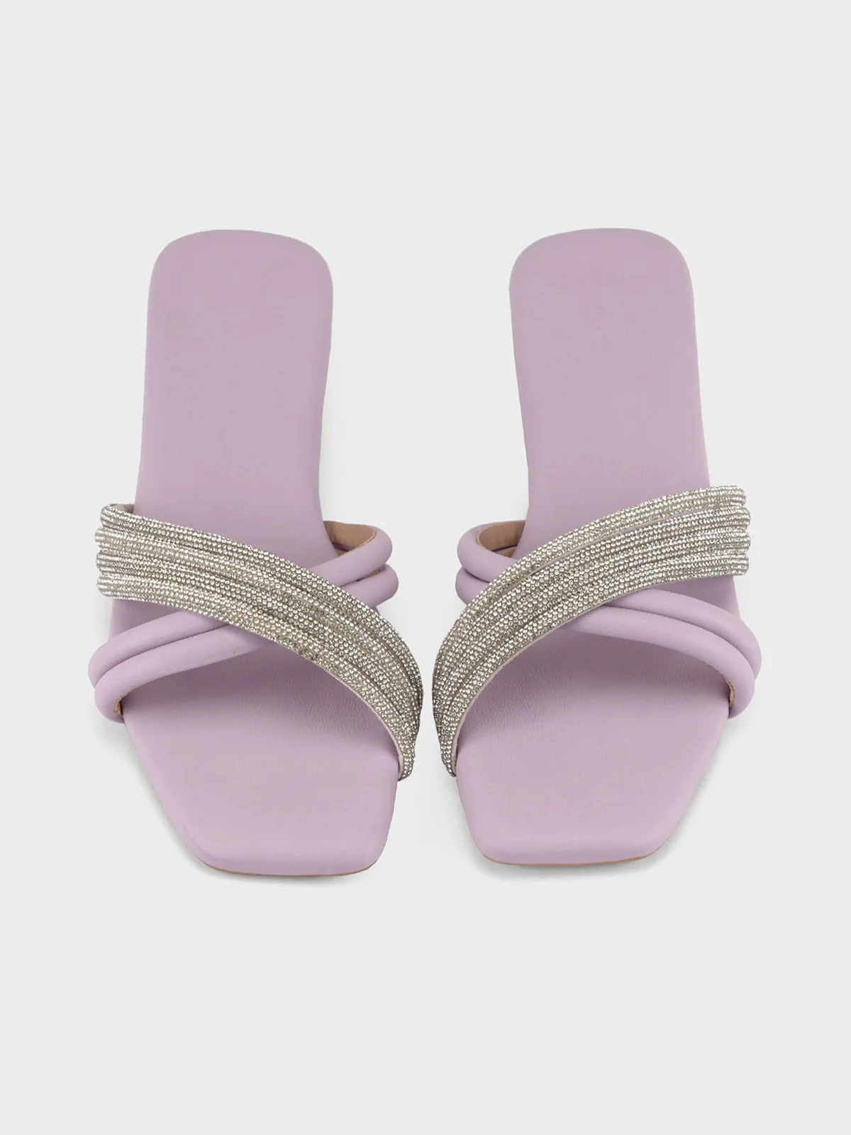 Womens "CELLA" Crossover Stylish Slippers - Image 4