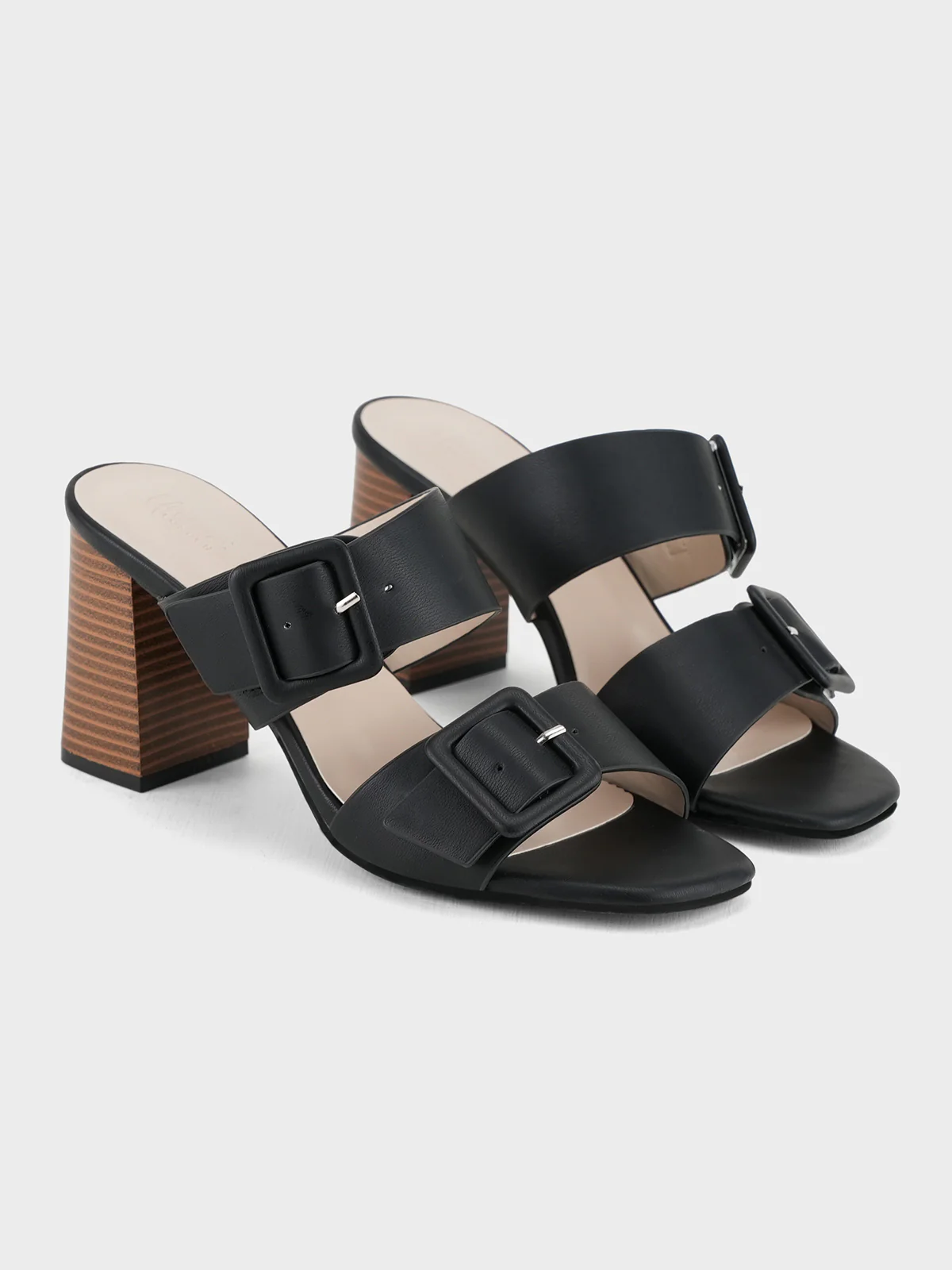 Womens "Chantria" Block Heel Sandals - Image 4