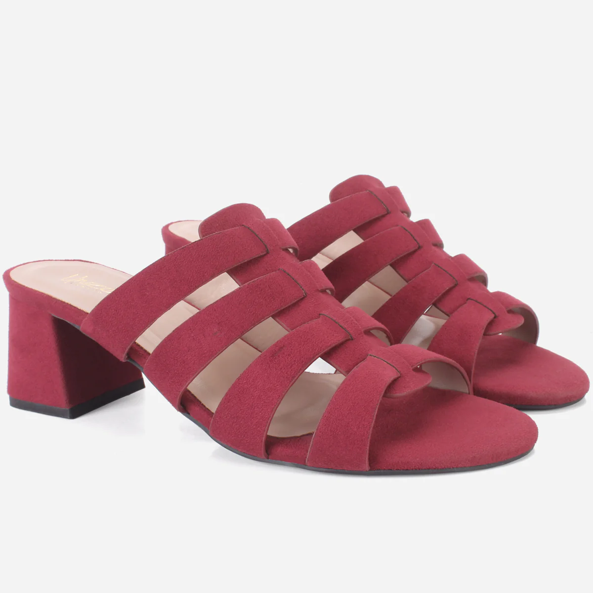 Womens "CHANTRIA" Open Toe Block Heel Sandals - Image 2