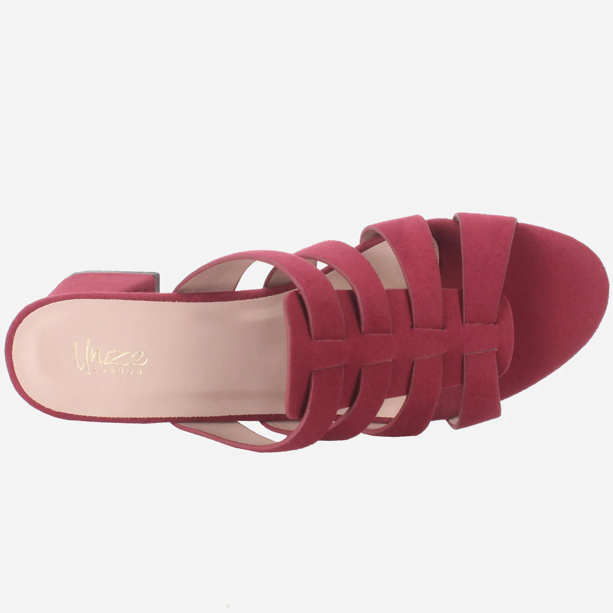Womens "CHANTRIA" Open Toe Block Heel Sandals - Image 4