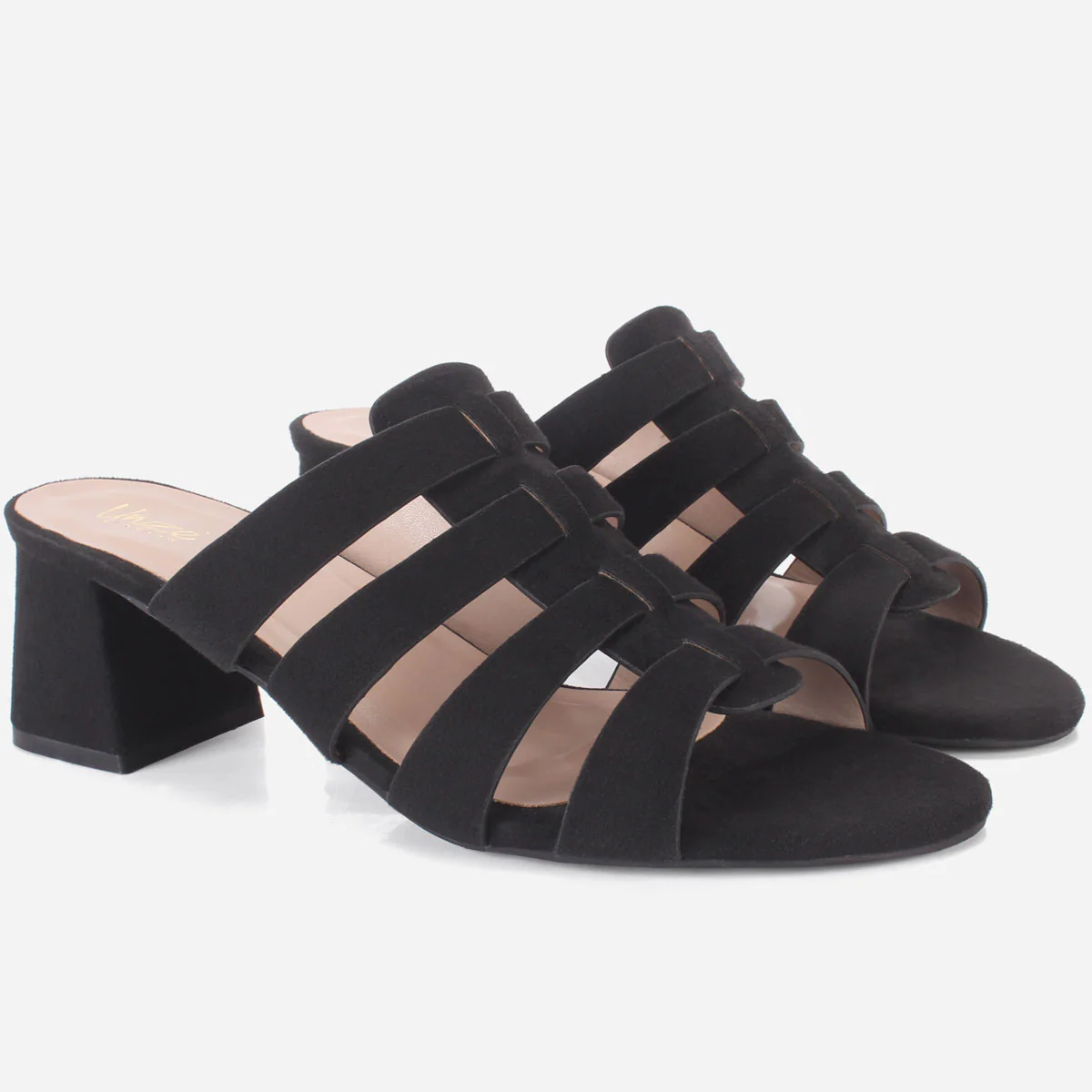 Womens "CHANTRIA" Open Toe Block Heel Sandals - Image 2